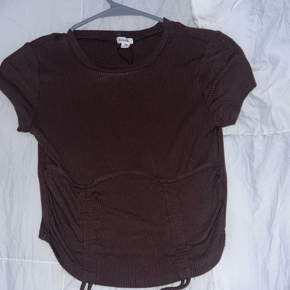 Brown top from garagee